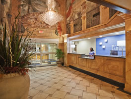 Lobby of Our Hotel and Tulsa banquet Hall